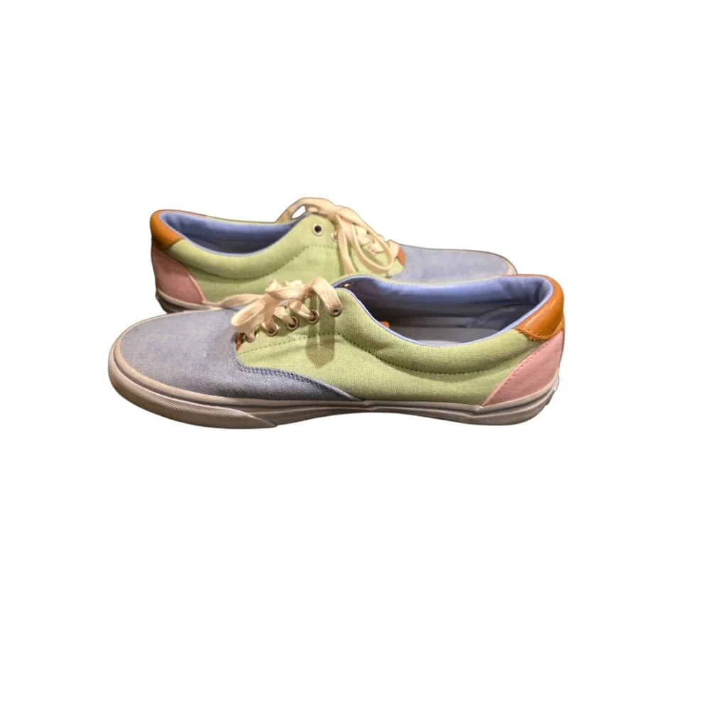 POLO RALPH LAUREN Thornton III Color Block Sneakers -‎ Size 8 1/2